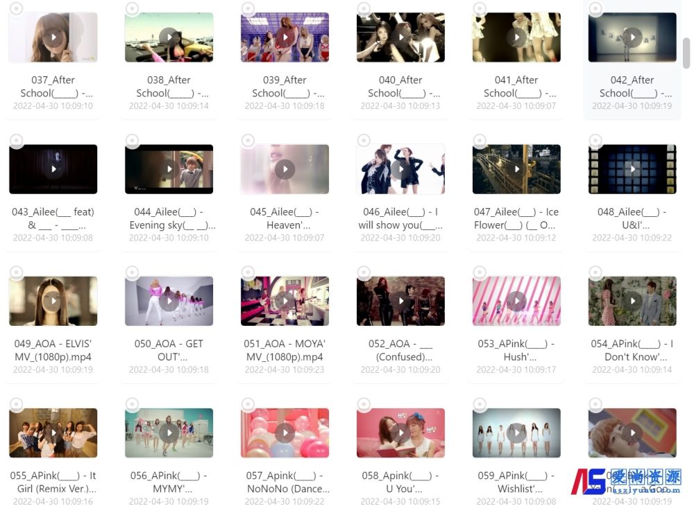 韩国女团小姐姐MV398首[43.82GB]-爱尚资源网丨AS源码网